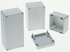 Enclosure, ABS, box, grey, IP65, 122x120x90mm